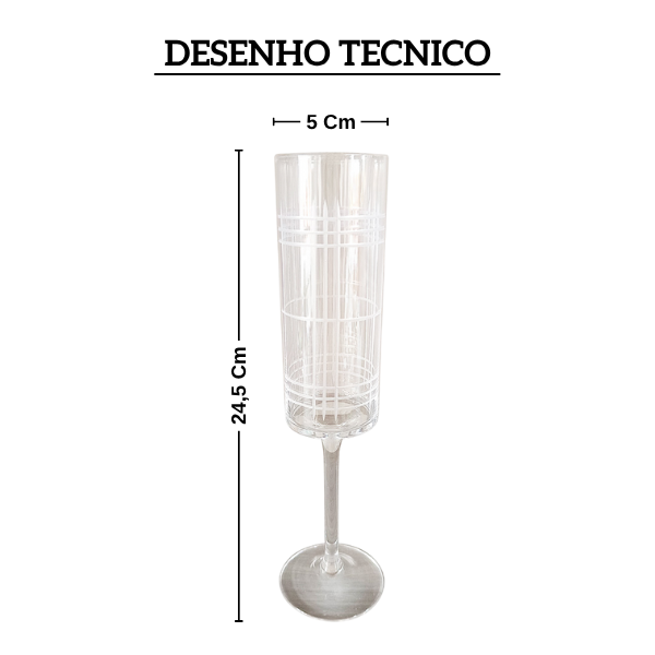 gi5013 jogo de 6 tacas em vidro com detalhes em filetes 220ml btc desenho