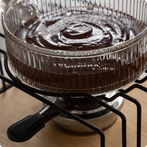 ho2001 conjunto para fondue em vidro e bambu btc ambiental 2