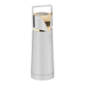 gi5415 garrafa termica com ampola 1l inox revestido em ouro 24k pump sarezzo riva