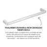 a817375001 toalheiro de barra 45cm cromado tempo roca descr