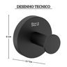 a817570c40 cabide matte black hotels round roca desenho