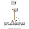 1176dd suporte para papel higienico de chao dourado superiore future descr