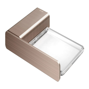 90010138069 saboneteira de parede cobre escovado docol flat