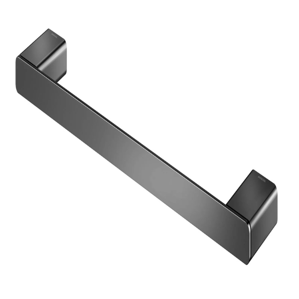 90010136048 porta toalhas de rosto 37 6cm grafite polido docol flat