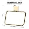 7507dd toalheiro argola 18cm dourado superiore future desenho