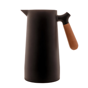 ra3004 garrafa termica com botao com cabo de madeira preta 1l btc