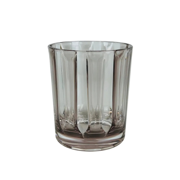 rjw0014 conjunto de 6 copos em acrilico cinza 10 5cm btc unitario