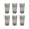 rjw0018 conjunto de 6 copos em acrilico cinza 17 5cm btc