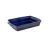 un0020 conjunto de 3 travessas em ceramica azul retangular btc trav