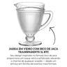 zf0157 jarra em vidro com bico de jaca transparente 1l btc descr