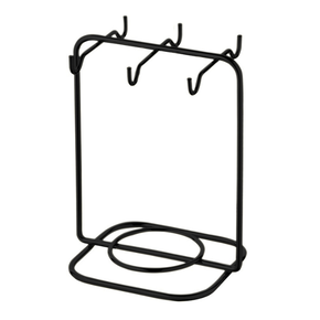 1125pt suporte para xicaras e pires de cha preto fosco caffe future semnada