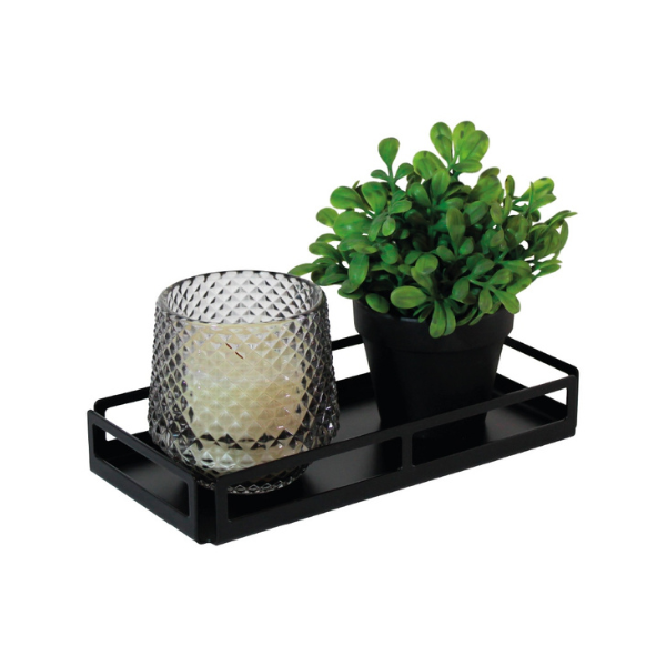 6023pt bandeja retangular preto fosco raffinato future comcoisa 1