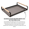 309428 bandeja rack grande preto 40 x 30 7 cm copa cia descr