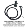 b5014f3r0b ducha higienica com derivacao preto matte flow celite descr