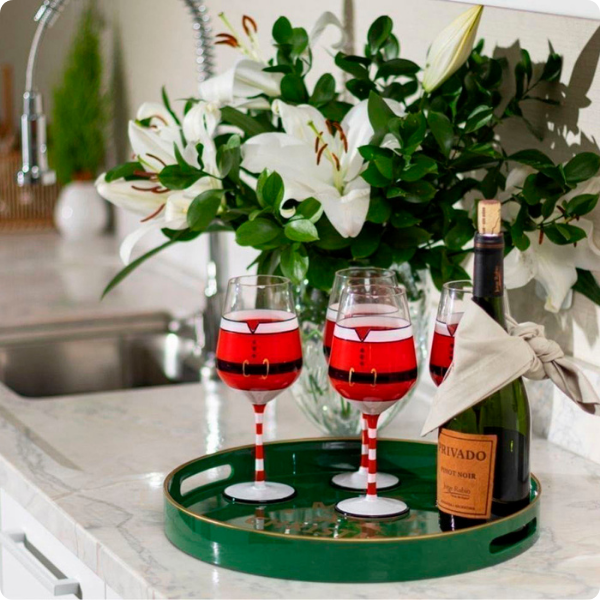 310012 bandeja christmas verde 38cm copa cia ambiental