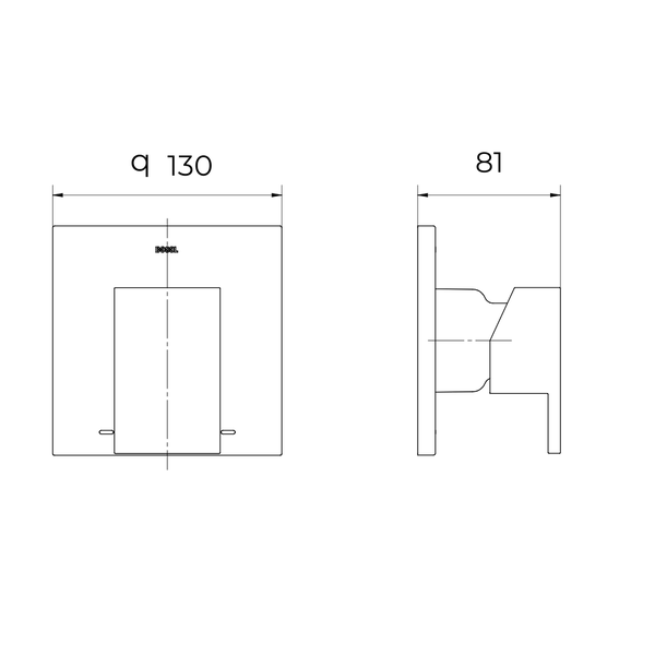 acabamento monocomando para base de baixa pressao 34 new edgeminima grafite polido 2