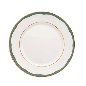 310936 prato raso aquarelle em ceramica filetado ouro olive copa cia