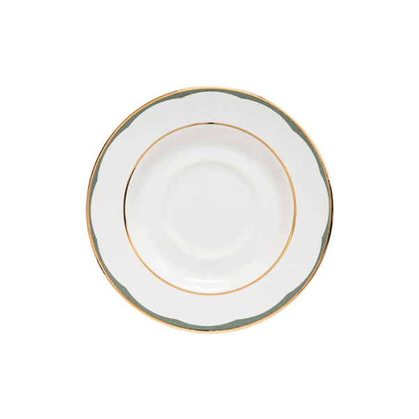 310938 xicara com pires aquarelle em ceramica filetado ouro olive copa cia pires