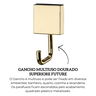 7506dd gancho multiuso dourado superiore future descr