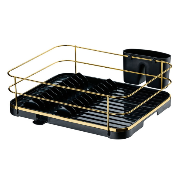 983dd escorredor de loucas preto dourado originale future semnada