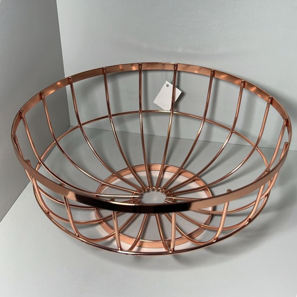 fruteira de metal rose gold zl0019 2