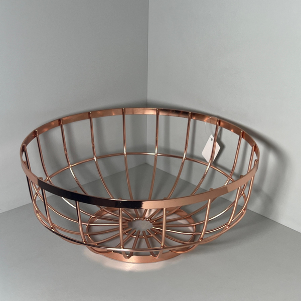 fruteira de metal rose gold zl0019 3