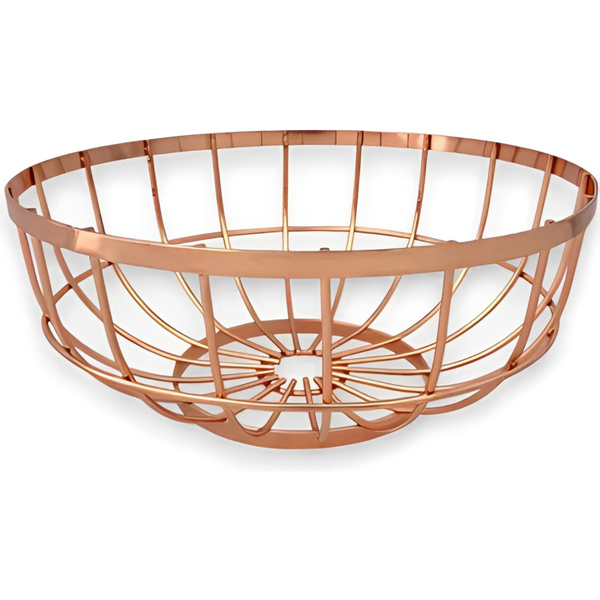 fruteira de metal rose gold zl0019 4