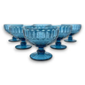 jogo de tacas para sobremesa azul 6 pcs 12cm x 10 3cm 310ml zf0118 2