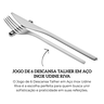 r06246 jogo de 6 descansa talher em aco inox udine riva descr