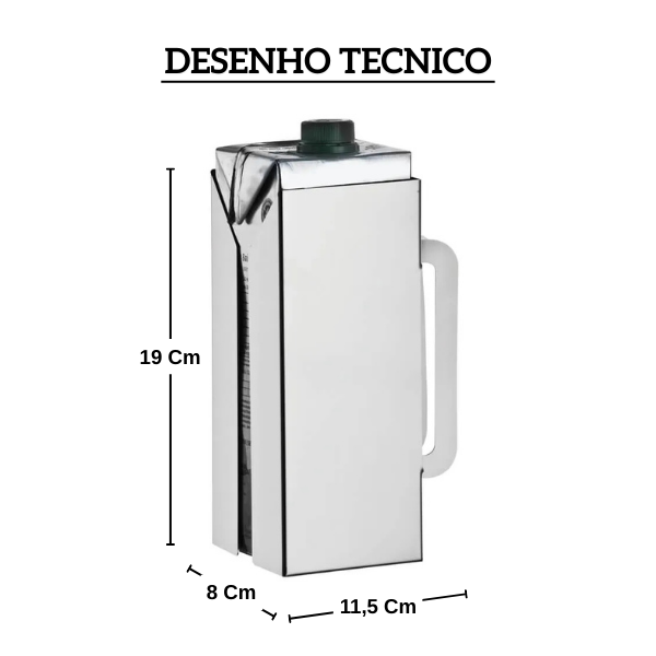 rt0030 suporte para suco quadrado em aco inox ritratto riva desenho