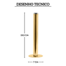go4070 vaso solitario inox revestido em ouro 24k riva desenho