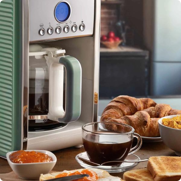 10645 ari i cafeteira programavel e com filtro 220v 900w vintage verde ariete ambiental