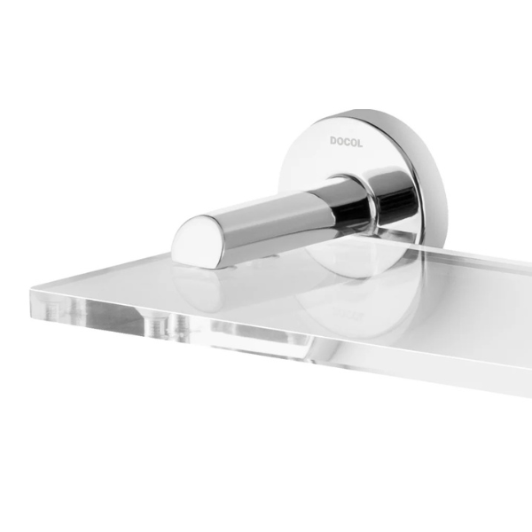 90007647006 prateleira de parede para banheiro cromado hope docol esquerda