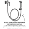 90008237070 ducha higienica com registro e derivacao grafite escovado docol stillo descr