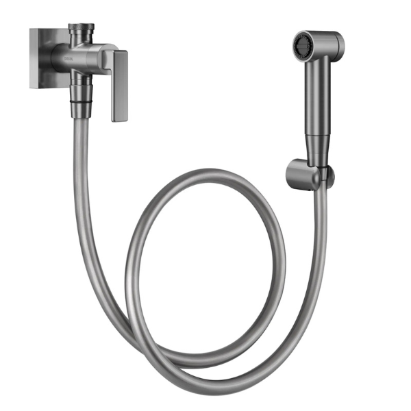 90008237070 ducha higienica com registro e derivacao grafite escovado docol stillo