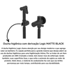 ducha higienica com derivacao logic matte black 1