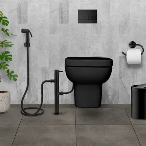 ducha higienica com derivacao logic matte black 3