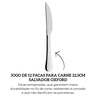 118521 jogo de 12 facas para carne 22 5cm salvador oxford descr
