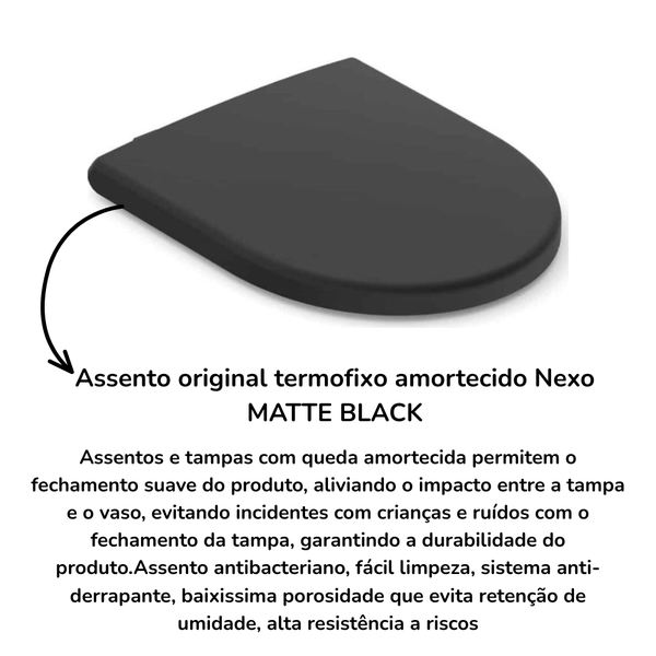 assento original termofixo amortecido nexo matte black 1