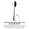 118528 jogo de 12 colheres de cha 14cm salvador oxford descr