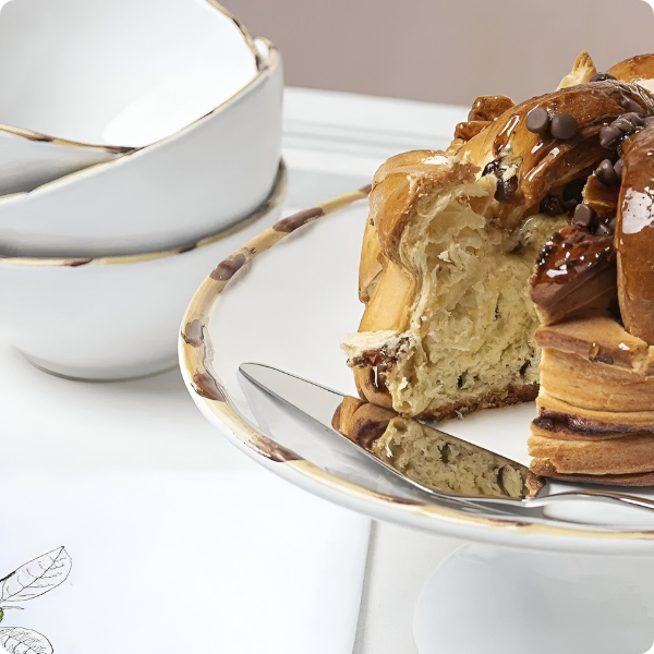 171 3133 conjunto de 6 pratos sobremesa em ceramica 20cm bambu scalla ambiental 1