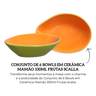 30 7709 conjunto de 6 bowls em ceramica mamao 330ml frutas scalla descr