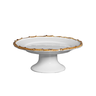 276 1698 porta torta com pe em ceramica 27 5cm bambu flat scalla