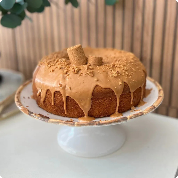 276 1698 porta torta com pe em ceramica 27 5cm bambu flat scalla ambiental