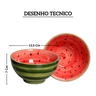 30 7721 jogo 6 bowls ceramica frutas melancia 550ml scalla desenho