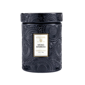 mini vela pote vidro 50h relevo moso bamboo 7359 2