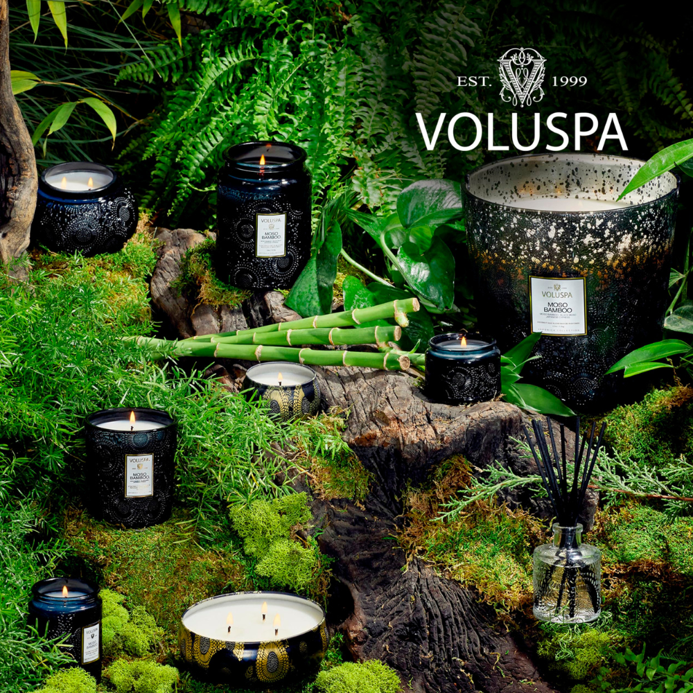 mini vela pote vidro 50h relevo moso bamboo 7359 4