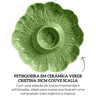 302 7465 petisqueira em ceramica verde cristina 35cm couve scalla descr