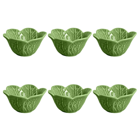 302 7480 conjunto de 6 mini bowls verde cristina 160ml couve scalla