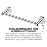 90009653006 porta toalhas barra 30cm acessorios hotel docol descr